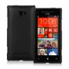 Hard Back Cover Case for HTC Windows Phone 8X Black